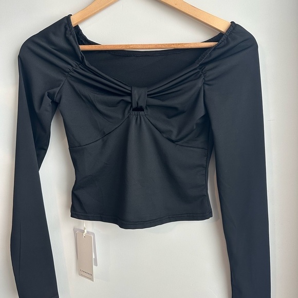 Commense Black Long Sleeve Top - Picture 1 of 5
